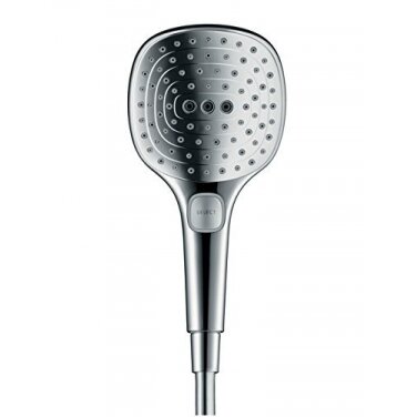 Dušo galvutė HANSGROHE Raindance Select E 120 3 jet Ecosmart, chromo spalvos, 26520000 1