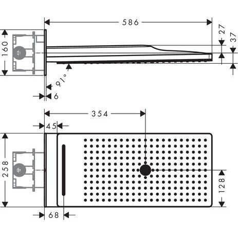 Dušo galva HANSGROHE Rainmaker Select 3 jet, 24001600 2