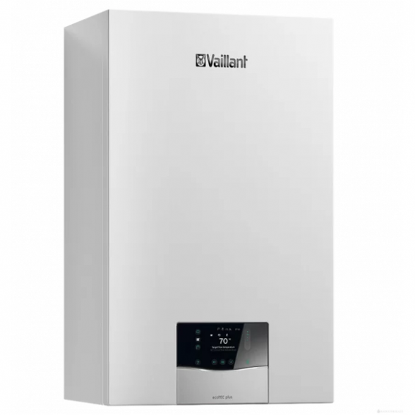 Dujinis kondensacinis katilas VAILLANT ecoTEC plus 2,9-14,8 kW VU 15CS/1-5 su galimybe pajungti tūrinį vandens šildytuvą