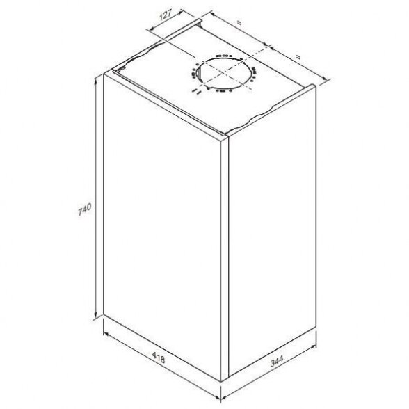 Dujinis kondensacinis katilas PROTHERM Panther Condens 30 KKO-CS/1  4,4-32,8 kW su galimybe pajungti tūrinį vandens šildytuvą 3