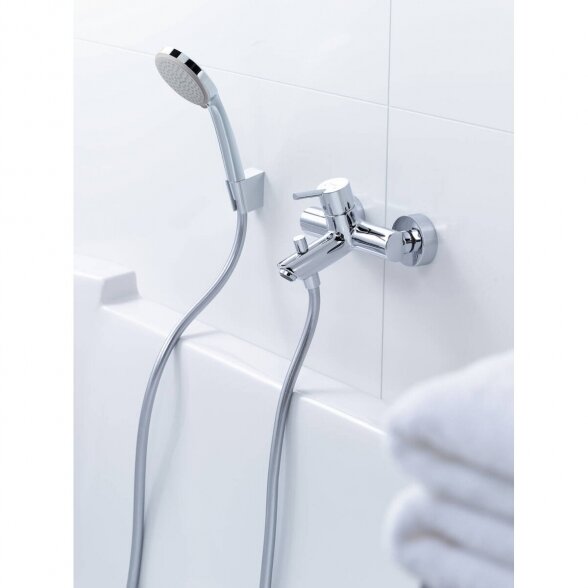 Dušo komplektas HANSGROHE Croma 100 Chrome, 4 funkcijos (Įvairių ilgių pasirinkimas) 3