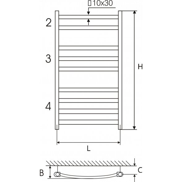 Kombinuotas džiovintuvas-kopėtėlės ELONIKA EP 50 x 86 KLD, juoda-matinė 1