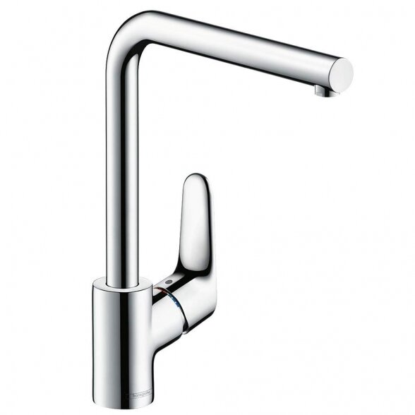 Maišytuvas virtuvei-plautuvei aukšta svirtimi HANSGROHE Focus, 31817000