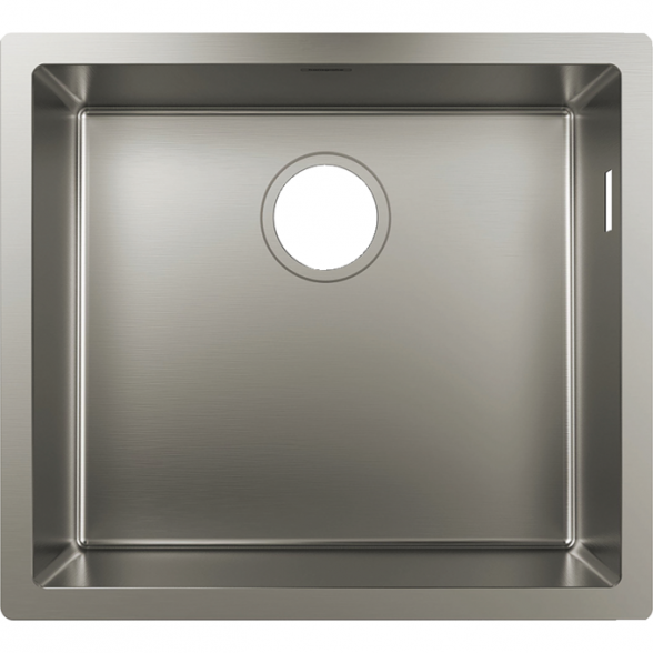 Nerūdijančio plieno plautuvė HANSGROHE 550 x 500 mm, 43427800