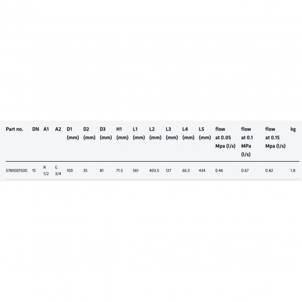 Neužšąlantis lauko čiaupas KEMPER Frosti 150 / 415 mm storio sienoms, 5780001500 3