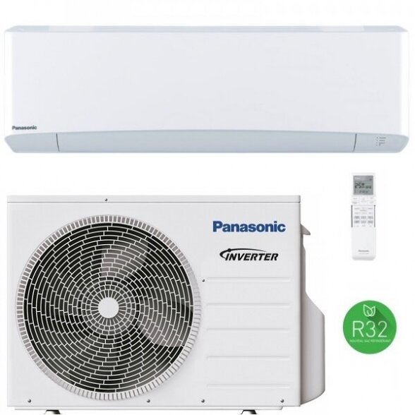 Oro kondicionierius PANASONIC 2,4 kW šaldymui, 3,60 kW šildymui, KIT-TZ20ZKE