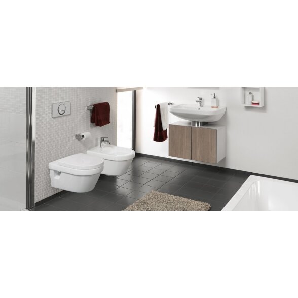 Pakabinamas unitazas VILLEROY & BOCH Architectura su Ceramic plus danga, Rimless 5684HRR1 4