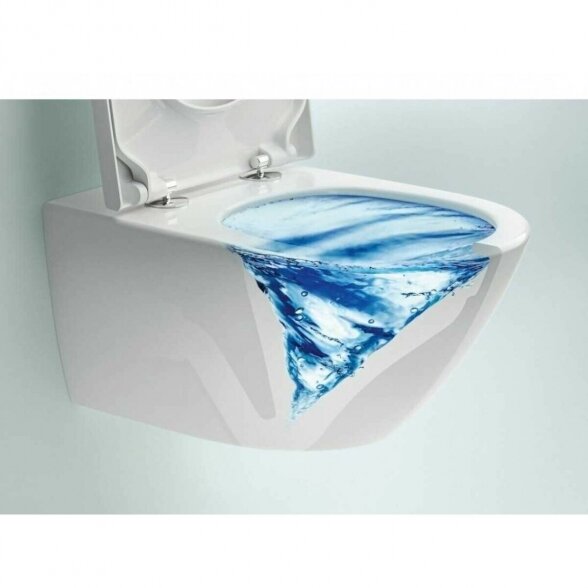 Potinkinio WC rėmo (4 in 1 Brushed chrome) ir unitazo komplektas VILLEROY & BOCH Subway 3.0 Twist flush su slow close dangčiu ir ceramic plus danga 2