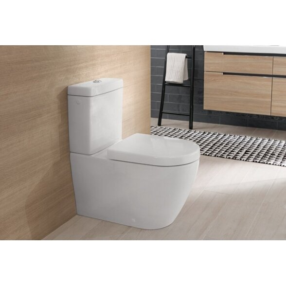 Pastatomas unitazas VILLEROY & BOCH Subway 2.0 Direct Flush su Soft Close dangčiu 1