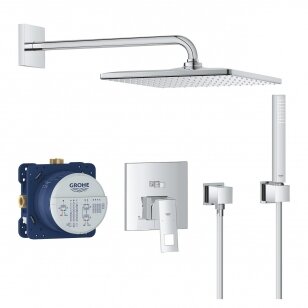 Potinkinė dušo sistema GROHE Eurocube Rainshower Mono Cube 310, 25238000