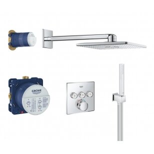 Potinkinis termostatinis dušo komplektas GROHE Grohtherm SmartControl Perfect, 34804000