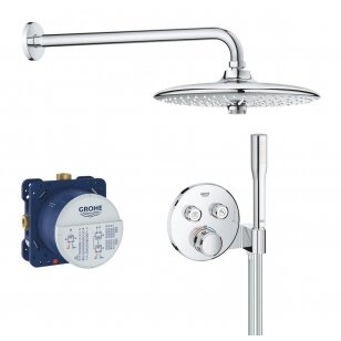 Potinkinis termostatinis dušo komplektas GROHE Grohtherm SmartControl, 34744000