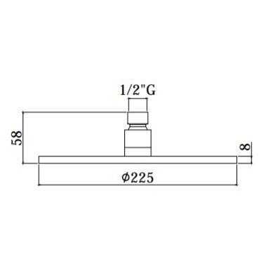 Potinkinė dušo sistema PAFFONI Light (bružinto nikelio), LIG015ST+ZSOF034ST+ZSOF074ST+ZDUP094ST 1