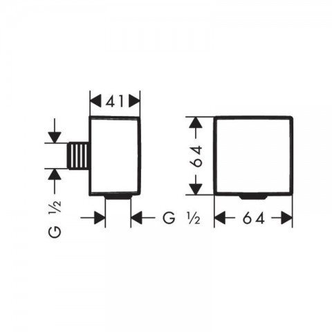 Potinkinis termostatinis dušo 6 in 1 komplektas HANSGROHE Raindance E 300 1jet, 27952000 8