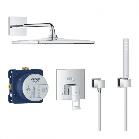 Potinkinė dušo sistema GROHE Eurocube Rainshower Mono Cube 310, 25238000 2