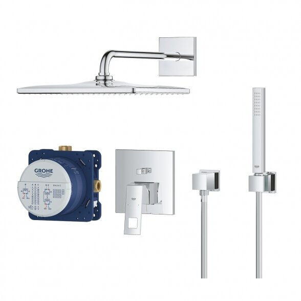 Potinkinė dušo sistema GROHE Eurocube Rainshower Mono Cube 310, 25238000 3