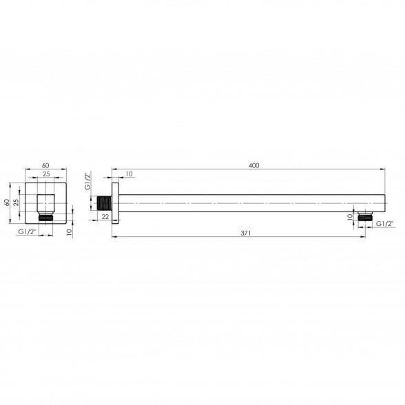 Potinkinio maišytuvo komplektas RUBINETA Thermo-2F-OLO (SQ) 3