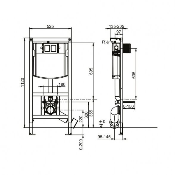 Potinkinis rėmas VILLEROY & BOSH ViConnect 92246100 (2 in 1) 6