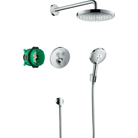 Potinkinis termostatinis dušo 8 in 1 komplektas HANSGROHE Raindance Select S, 27297000