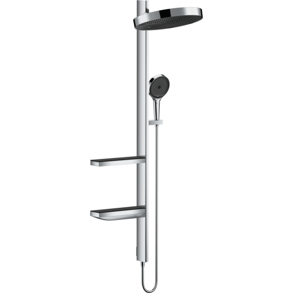 Potinkinis termostatinis dušo 4 in 1 komplektas HANSGROHE Rainfinity Showerpipe 360 1jet, chrome 1