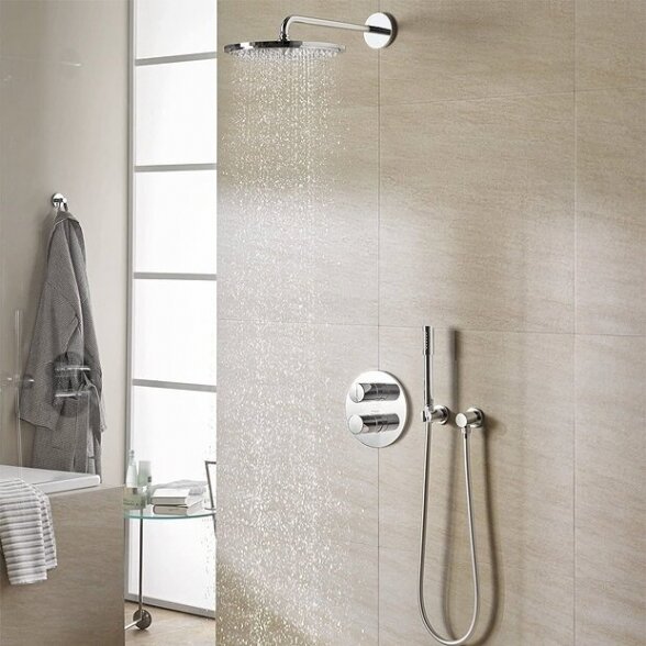 Potinkinis termostatinis dušo komplektas GROHE Grohtherm Rainshower Cosmopolitan 310, 34731000 3