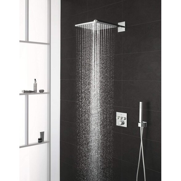 Potinkinis termostatinis dušo komplektas GROHE Grohtherm SmartControl, brushed cool sunrise 3