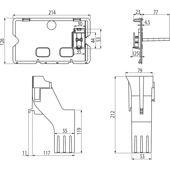 Rėmelis WC bakelių tabletėms ALCADRAIN P169 1