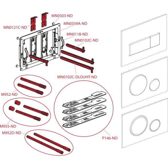 Potinkinis WC rėmo komplektas ALCADRAIN (4 in 1) + pakabinamas unitazas su dangčiu IDEAL STANDARD Tesi su AquaBlade 5