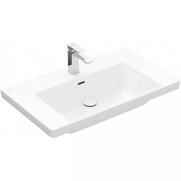 Praustuvas VILLEROY & BOCH Subway 3.0 su persipylimu, 800 x 470 mm