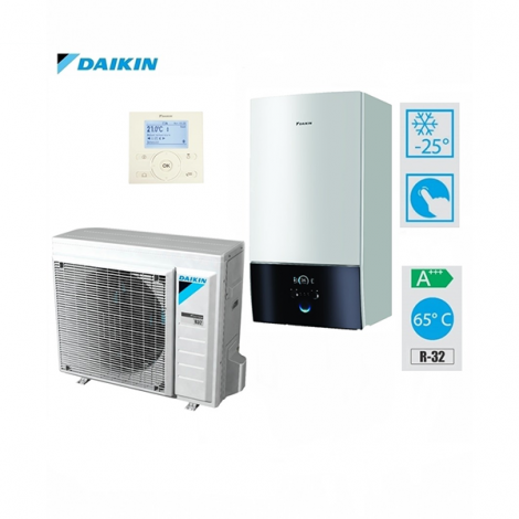 Šilumos siurblys DAIKIN Altherma3 - 6,41 kW - 6 kW el. tenas, ERGA04EAV3, EHBH04EA6V 1