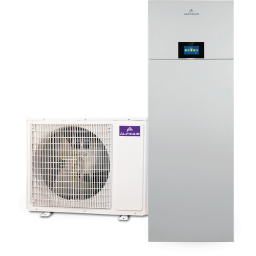 Šilumos siurblys oras-vanduo ALPICAIR 9,5/6,5 kW, AWIB/AWO-100WRDC1