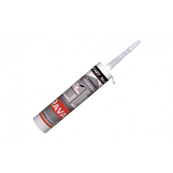 Silikoninis glaistas RAVAK professional, baltas 310 ml 1