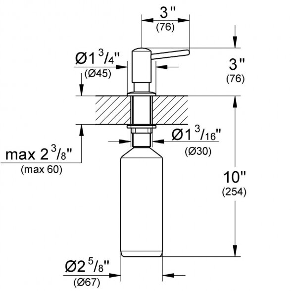 Skysto muilo dozatorius GROHE Contemporary 1