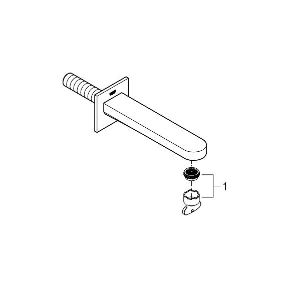 Snapas voniai GROHE Plus 168 mm, 13404003 2