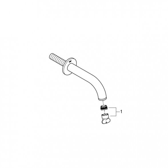 Snapas voniai GROHE Atrio 171 mm, 13139003 1