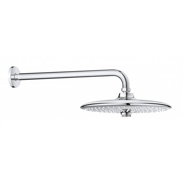 Stacionari dušo galva su laikikliu iš sienos GROHE Euphoria 260 mm