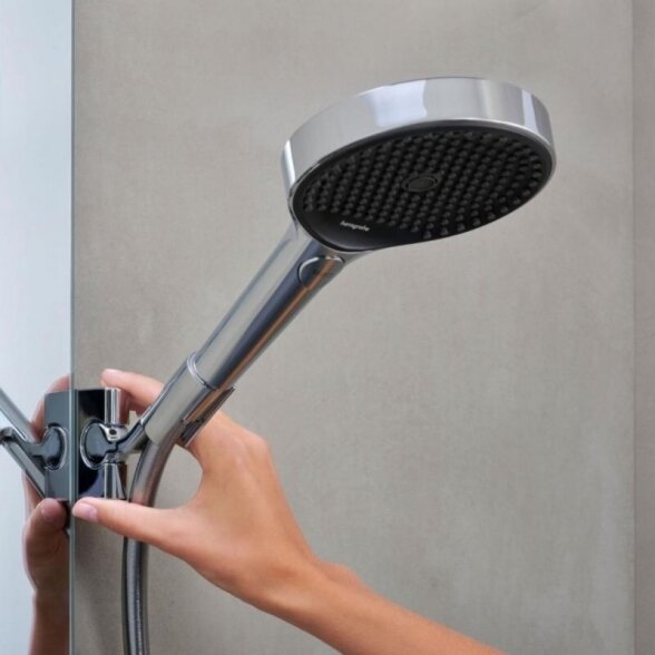 Termostatinė lietaus dušo sistema HANSGROHE Rainfinity 360 Showerpipes 1jet, 26853000 3