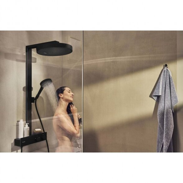 Termostatinė lietaus dušo sistema HANSGROHE Rainfinity 360 Showerpipes 1jet, 26853670 1