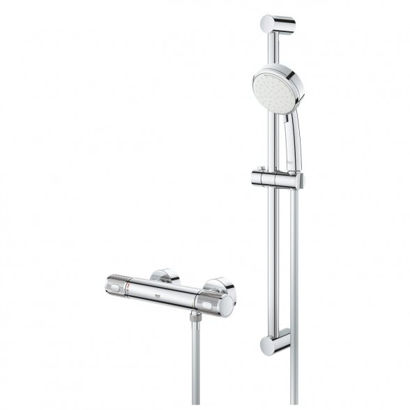 Termostatinis maišytuvas dušui su dušo stovu 62 cm GROHE Grohtherm 1000 Performance, 34834000 2