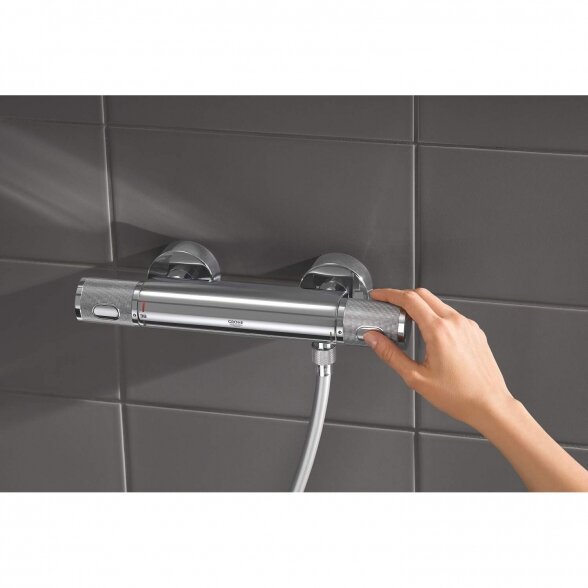 Termostatinis maišytuvas dušui su dušo stovu 92 cm GROHE Grohtherm 1000 Performance, 34835000 4