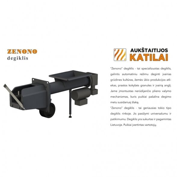 Universalus granulinis katilas AUKŠTAITIJOS KATILAI Agro Uni 40 kW 5