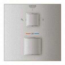 Virštinkinė dalis GROHE Grohtherm Cube 2 išėjimų, 24154DC0