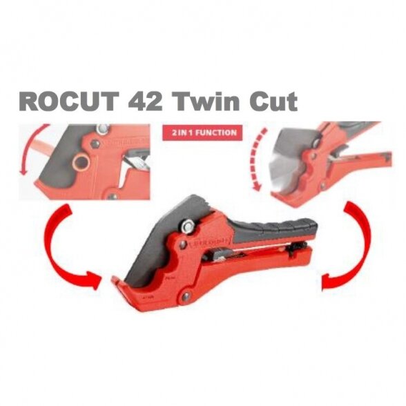 Žirklės ROTHENBERGER ROCUT 42 Twin Cut, 1000003011 5